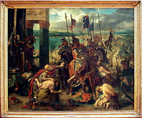 Prise de Constantinople par les croisés (12 avril 1204), dit aussi Entrée des Croisés à Constantinople, image 6/8