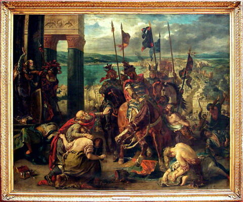 Prise de Constantinople par les croisés (12 avril 1204), dit aussi Entrée des croisés à Constantinople, image 6/8