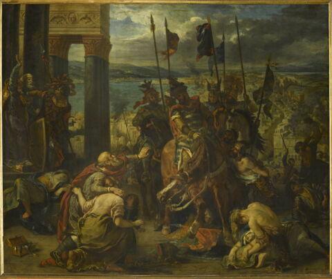 Prise de Constantinople par les croisés (12 avril 1204), dit aussi Entrée des croisés à Constantinople, image 1/8