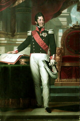 Portrait en pied de Louis-Philippe (1773-1850), roi des français, image 1/1