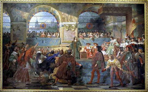 Louis XII proclamé "Père du Peuple" aux États généraux tenus à Tours en 1506