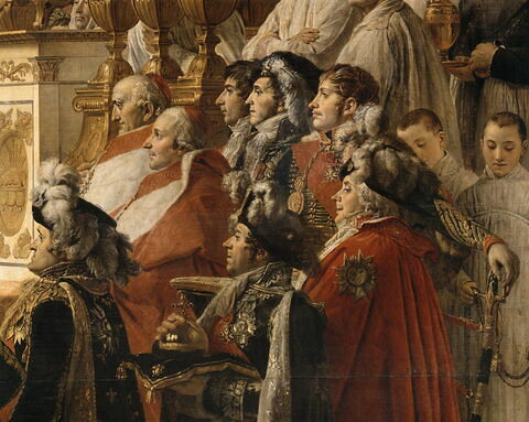Sacre de l'empereur Napoléon 1er et couronnement de l'impératrice Joséphine dans la cathédrale Notre-Dame de Paris, le 2 décembre 1804., image 14/20