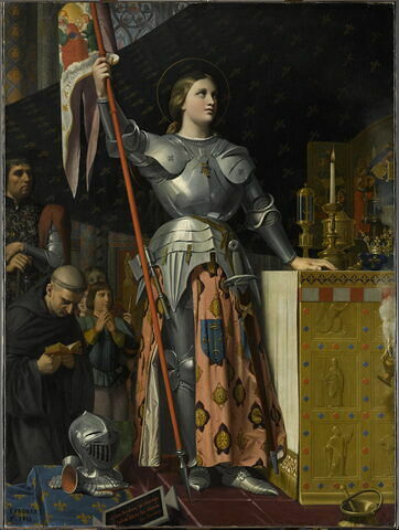 Jeanne d'Arc au sacre du roi Charles VII, dans la cathédrale de Reims