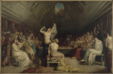 "Tepidarium", salle où les femmes de Pompéi venaient se reposer et se sécher en sortant du bain