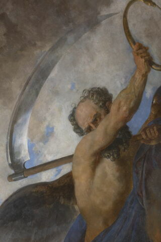 Plafond : L'Homme formé par Prométhée et animé par Minerve., image 4/6