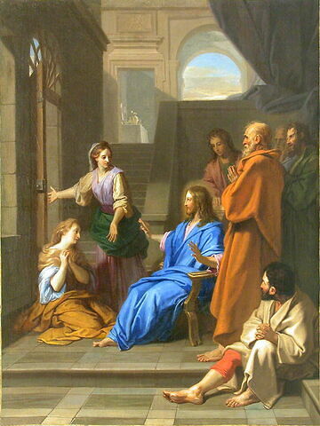 Jésus Christ chez Marthe et Marie, image 2/2