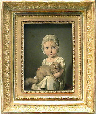 Gabrielle Arnault enfant (1811-1872), fille de l'écrivain Antoine Vincent Arnault, plusn tard Mme Donat d'Ariès., image 2/2