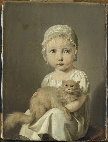 Gabrielle Arnault enfant (1811-1872), fille de l'écrivain Antoine Vincent Arnault, plusn tard Mme Donat d'Ariès., image 1/2