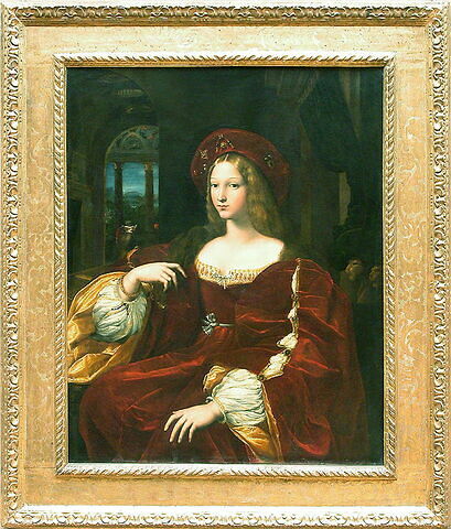 Portrait de Dona Isabel de Requesens, vice-reine de Naples, dit longtemps Portrait de Jeanne d'Aragon (1550-1577), image 2/4