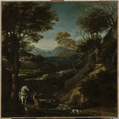 Paysage avec saint Eustache, image 1/3