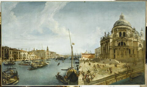 L'entrée du Grand Canal et l'église de la Salute à Venise