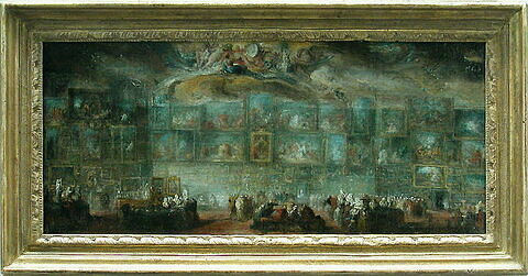 Vue du Salon du Louvre en 1779, image 2/2