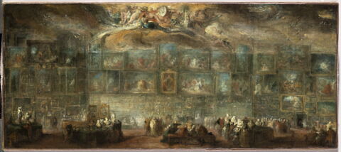 Vue du Salon du Louvre en 1779, image 1/3