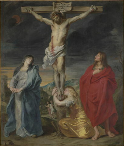 Christ en croix, la Vierge, saint Jean et sainte Madeleine