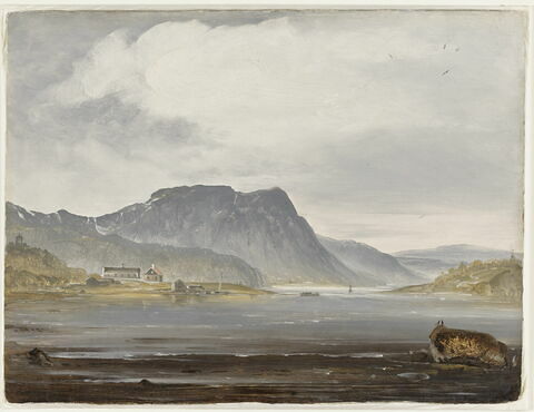 « Vue de Minde-Eidsvold (esquisse) », image 1/2