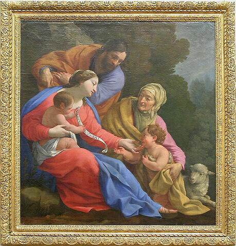 La Sainte Famille avec sainte Élisabeth et le petit saint Jean, image 2/2