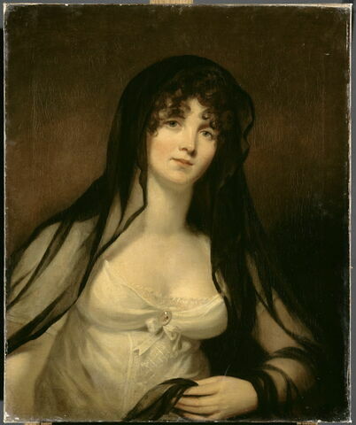 Portrait de femme au voile noir, dit à tort Portrait de Lavinia, Lady Spencer, image 3/3
