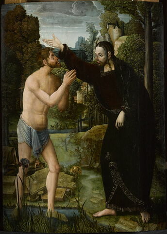 Le Christ baptisant saint Jean Baptiste