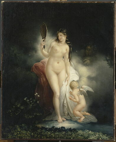 Vénus assistée de l'Amour se regarde dans un miroir., image 3/3