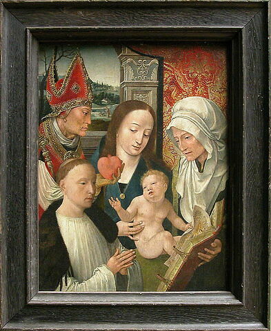 Vierge à l'Enfant avec sainte Anne, saint Augustin et un orant, image 4/4