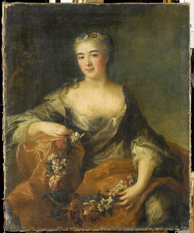 Mademoiselle Marie Pélissier (1707-1749), de l'Opéra, dit aussi Marie Pélissier en Flore.