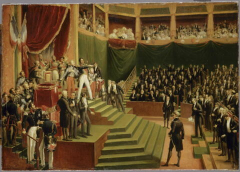 Louis-Philippe prêtant serment à la Charte constitutionnelle (9 août 1830), image 5/5
