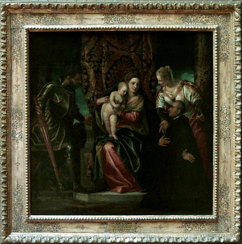 Vierge à l'Enfant avec saint Georges et sainte Justine présentant un bénédictin agenouillé, image 6/7