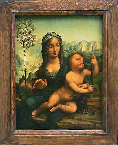 La Vierge et l'Enfant Jésus, dite Vierge au dévidoir ou Vierge aux fuseaux, image 2/2