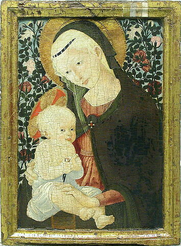 La Vierge et l'Enfant dans un buisson de roses, image 3/3