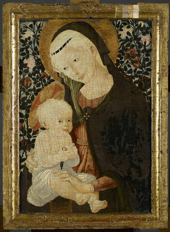 La Vierge et l'Enfant dans un buisson de roses, image 1/3