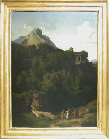 Paysage; les adieux d'un proscit à sa famille, ou Montagnes de la Sabine., image 2/2