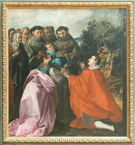 Guérison de saint Bonaventure enfant par saint François, image 4/5