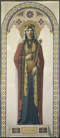 Sainte Clotilde, femme de Clovis, image 1/2