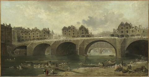 Démolition des maisons du pont Notre-Dame, en 1786, image 1/3