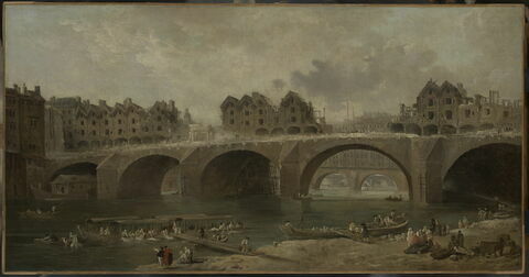 Démolition des maisons du pont Notre-Dame, en 1786, image 2/3