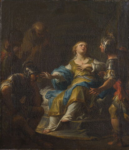 Lucrèce pleurant sa disgrâce