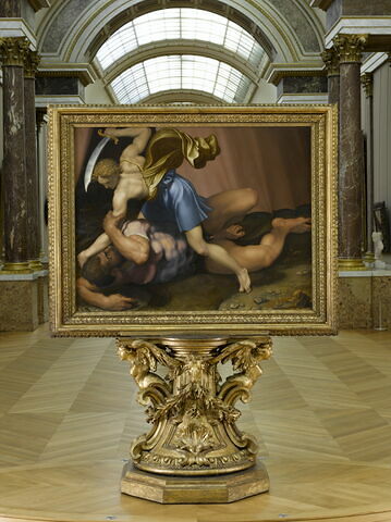 face, recto, avers, avant ; vue d'ensemble ; vue avec cadre © 2007 RMN-Grand Palais (musée du Louvre) / Gérard Blot