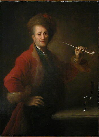 Portrait d'homme en costume polonais, une pipe à la main, image 4/5