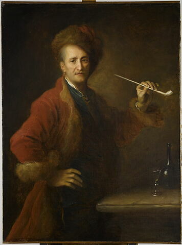 Portrait d'homme en costume polonais, une pipe à la main, image 1/5
