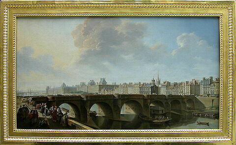 Le Pont Neuf et la Samaritaine à Paris. 1755., image 3/7