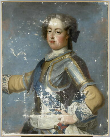 Louis XV jeune, en cuirasse