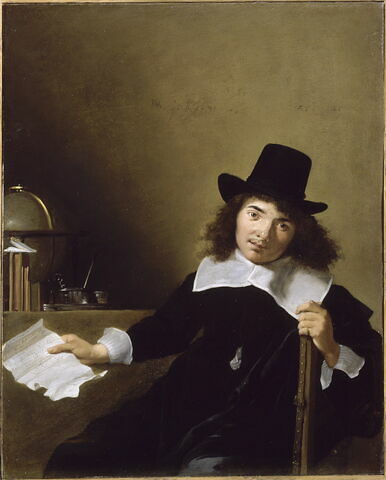 Portrait d'un jeune homme âgé de vingt ans et tenant une lettre, 1641