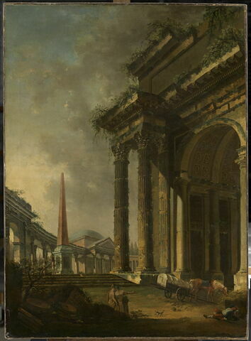 Ruines, arc, colonnade et obélisque, image 1/19