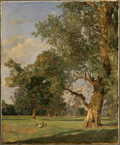 Vue du Prater à Vienne, avec arbre à droite, image 3/3