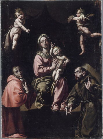 La Vierge à l'Enfant avec saint Charles et saint François, image 3/3