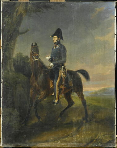 Portrait équestre de Léopold 1er roi des Belges, image 2/2