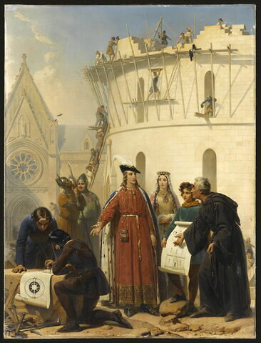 Philippe-Auguste fait élever la grosse tour du Louvre vers 1200