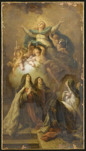 Esquisse pour le retable de sainte Jeanne de Valois dans l'église Saint Louis des Français à Rome, image 2/3