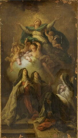 Esquisse pour le retable de sainte Jeanne de Valois dans l'église Saint Louis des Français à Rome, image 3/3