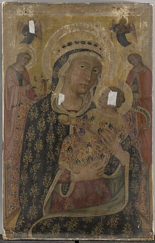 La Vierge et l'Enfant entre sainte Catherine d'Alexandrie, sainte Marménia et deux anges musiciens, image 1/3